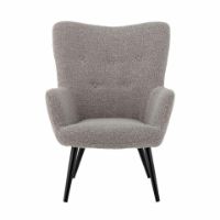 Billede af Bloomingville Perry Loungestol SH: 42 cm - Grå