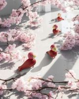 Billede af Kay Bojesen Sangfugl Flora H: 12,5 cm - Pink 