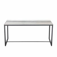 Billede af Bloomingville Ines Sofabord L: 100 cm - Hvid/Marmor