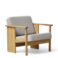 Billede af Form & Refine Block Lounge Chair SH: 39 cm - Oak/Grain