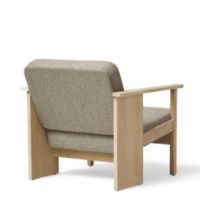 Billede af Form & Refine Block Lounge Chair SH: 39 cm - White Oak/Hallingdal 65
