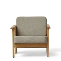 Billede af Form & Refine Block Lounge Chair SH: 39 cm - Oak/Hallingdal 65