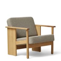 Billede af Form & Refine Block Lounge Chair SH: 39 cm - Oak/Hallingdal 65