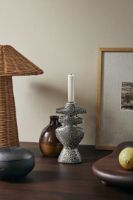 Billede af Ferm Living Yara Candle Holder Large H: 19,5 cm - Brown Spot 