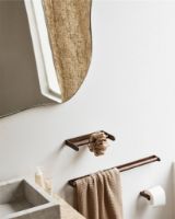 Billede af Nordal INCA Spejl Bølget 105x102 cm - Krom