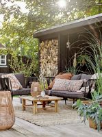 Billede af Bloomingville Pavone Loungestol SH: 40 cm - Sort