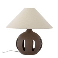 Billede af Bloomingville Liana Bordlampe H: 40,5 - Brun/Stentøj lj