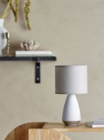 Billede af Bloomingville Paprica Bordlampe H: 27,5 - Hvid/Stentøj