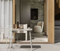 Billede af Blomus YUA WIRE Armchair - Silk Gray