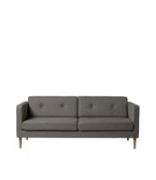 Billede af FDB Møbler Firhøj 2,5 Pers Sofa L: 198 cm - MLF61/Grå
