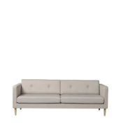 Billede af FDB Møbler Firhøj 3 Pers Sofa L: 228 cm - Prada/Beige