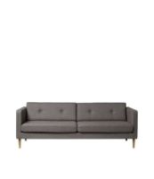 Billede af FDB Møbler Firhøj 3 Pers Sofa L: 228 cm - MLF61/Grå