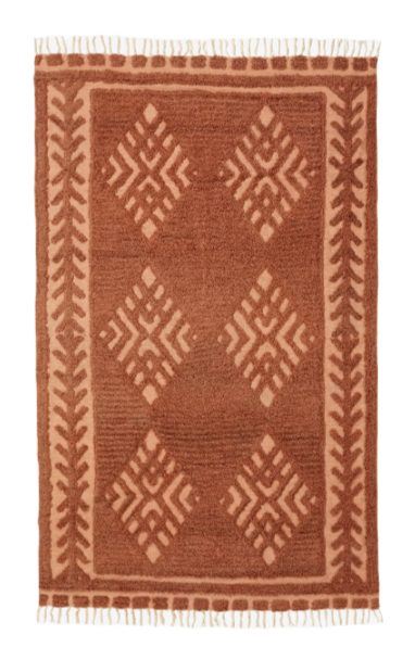 Billede af Nordal MARLA Tæppe 160x240 cm - Rust