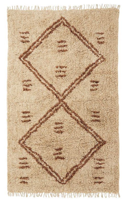 Billede af Nordal LEAH Tæppe 160x240 cm - Natur