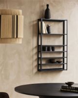 Billede af Nordal ZAROS Hylde 100x61 cm - Sort