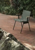 Billede af &Tradition Ville AV34 Andersen & Voll Outdoor Armchair SH: 46 cm - Bronze Green
