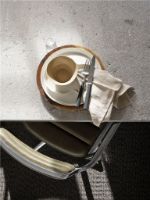 Billede af Vipp 452 Swivel Stol m. Hjul - Aluminium/Bosco Green Leather