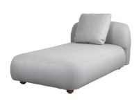 Billede af Cane-line Outdoor Capture Chaiselounge Modulsofa 100x165 cm - Light Grey 
