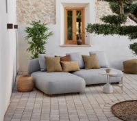 Billede af Cane-line Outdoor Capture Chaiselounge Modulsofa 100x165 cm - Light Grey 