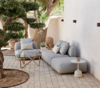 Billede af Cane-line Outdoor Capture Chaiselounge Modulsofa 100x165 cm - Light Grey 