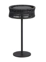 Billede af Cane-line Outdoor Illusion Bordlampe Medium H: 43 cm - Lava Grey/Dark Grey