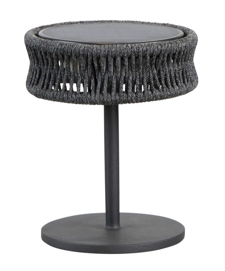 Billede af Cane-line Outdoor Illusion Bordlampe Lille H: 21 cm - Lava Grey/Dark Grey