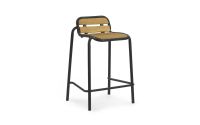 Billede af Normann Copenhagen Outdoor Vig Barstol 65 cm Robinia - Sort