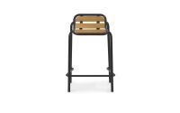 Billede af Normann Copenhagen Outdoor Vig Barstol 65 cm Robinia - Sort