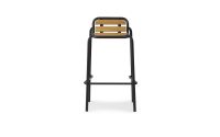 Billede af Normann Copenhagen Outdoor Vig Barstol 75 cm - Sort