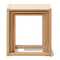 Billede af Fredericia Furniture BM375 Nesting Tables - Eg/Lys Olie
