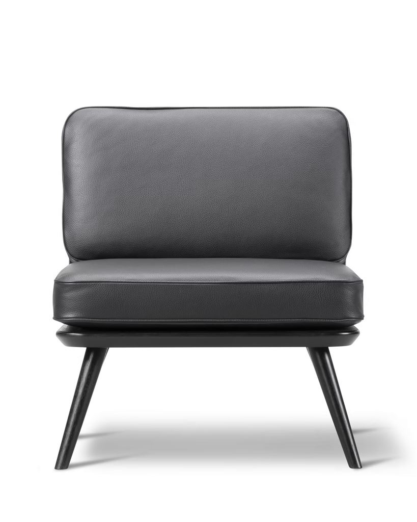 Billede af Fredericia Furniture 1711 Spine Lounge Suite Chair Petit - Læder Primo/Ask