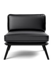 Billede af Fredericia Furniture 1710 Spine Lounge Suite Chair - Læder Primo/Ask