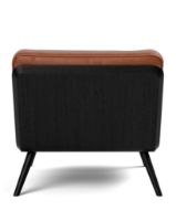 Billede af Fredericia Furniture 1710 Spine Lounge Suite Chair - Læder Cera/Ask