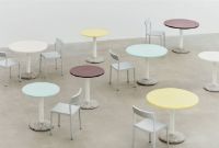 Billede af HAY Ceramic Table Ø: 90 cm - Light Mint 
