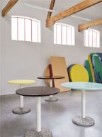 Billede af HAY Ceramic Table Ø: 70 cm - Bordeaux 