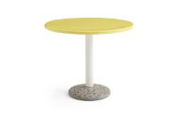 Billede af HAY Ceramic Table Ø: 90 cm - Bright Yellow 
