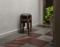 Billede af Fredericia Furniture 6830 Pioneer Stool - Læder Primo/Røget Eg