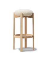 Billede af Fredericia Furniture 6831 Pioneer Stool 77 cm - Zero/Lakeret Eg