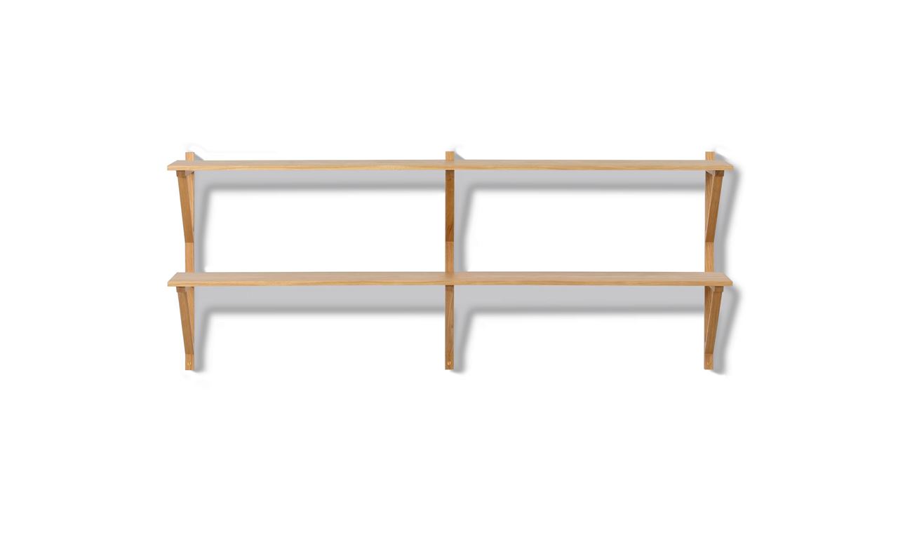 Billede af Fredericia Furniture BM29 Børge Mogensen Hylde B: 149 cm - Lakeret Eg