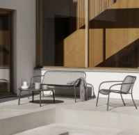 Billede af Blomus YUA WIRE Lounge Chair - Granite Gray