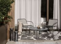 Billede af Blomus YUA WIRE Lounge Chair - Granite Gray