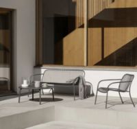 Billede af Blomus YUA WIRE Lounge Chair - Silk Gray