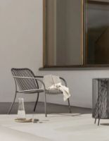 Billede af Blomus YUA WIRE Lounge Chair - Silk Gray