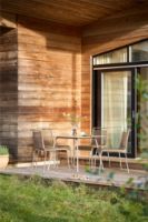 Billede af FDB Møbler M20 og M21 Teglgård Havemøbelsæt - Rustfrit Stål/Brun MeleretFDB Møbler M20 og M21 Teglgård Havemøbelsæt - Rustfrit Stål/Brun Meleret