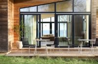 Billede af FDB Møbler M20 og M21 Teglgård Havemøbelsæt - Rustfrit Stål/Sort