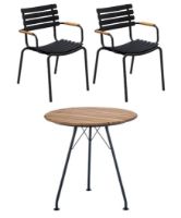 Billede af HOUE ReCLIPS Spisebordsstol B: 61 cm - Sort / Bambus