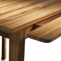 Billede af FDB Møbler Sammen Lille Havemøbelsæt M1 og M3 - Massiv Teak / Natur