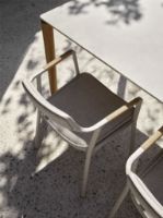 Billede af Vipp 719 Outdoor Open-Air Table + Open-Air 711 Chair Havemøbelsæt - Ceramic/Beige