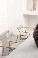 Billede af Vipp 719 Outdoor Open-Air Table + Open-Air 711 Chair Havemøbelsæt - Ceramic/Beige