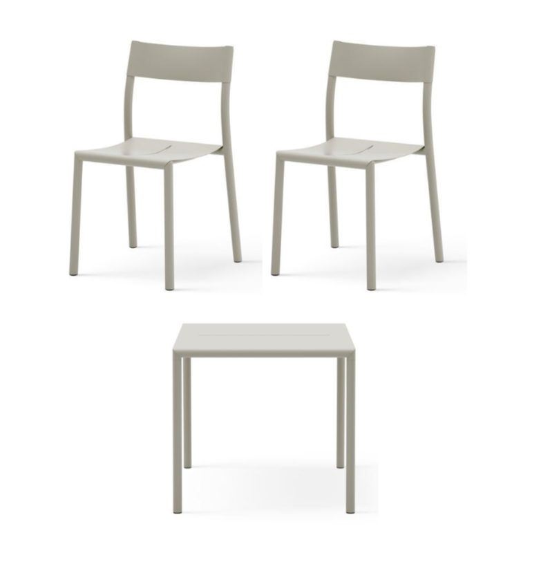 Billede af New Works May Havemøbelsæt - Light Grey